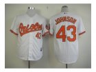 mlb jerseys baltimore orioles #43 johnson white