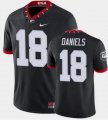 Men Georgia Bulldogs #18 DANIELS Black Stitched NCAA Nike