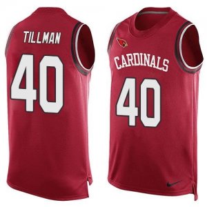 Nike Arizona Cardinals #40 Pat Tillman Red Team Color Men\'s Stitched NFL Limited Tank Top Jersey