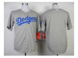 mlb jerseys los angeles dodgers blank grey[2014 new]