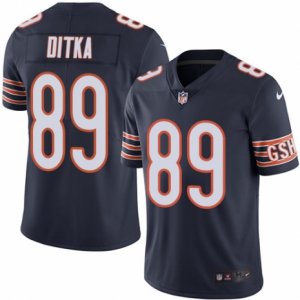 Mens Nike Chicago Bears #89 Mike Ditka Limited Navy Blue Rush NFL Jersey