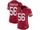 Women Nike San Francisco 49ers #56 Reuben Foster Vapor Untouchable Limited Red Team Color NFL Jersey