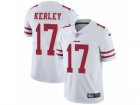 Mens Nike San Francisco 49ers #14 Jeremy Kerley Vapor Untouchable Limited White NFL Jersey