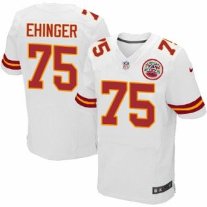 Mens Nike Kansas City Chiefs #75 Parker Ehinger Elite White NFL Jersey