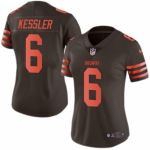 Women\'s Nike Cleveland Browns #6 Cody Kessler Limited Brown Rush NFL Jersey