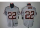 Nike NFL Miami Dolphins #22 Reggie Bush grey jerseys[Elite lights out]