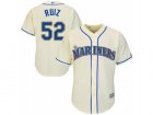 Youth Majestic Seattle Mariners #52 Carlos Ruiz Replica Cream Alternate Cool Base MLB Jersey