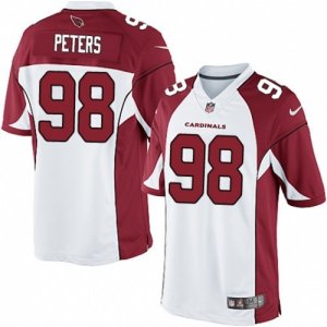 Mens Nike Arizona Cardinals #98 Corey Peters Limited White NFL Jersey