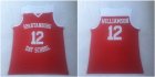 Spartanburg Griffins #12 Zion Williamson Red High School Basketball Jersey