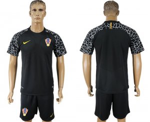 Croatia Black Goalkeeper 2018 FIFA World Cup Soccer Jersey