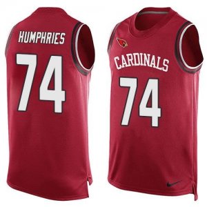 Nike Arizona Cardinals #74 D.J. Humphries Red Team Color Men\'s Stitched NFL Limited Tank Top Jersey