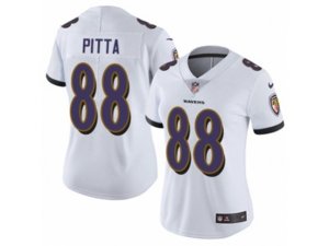 Women Nike Baltimore Ravens #88 Dennis Pitta Vapor Untouchable Limited White NFL Jersey