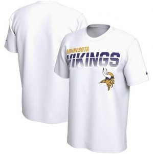Minnesota Vikings Nike Sideline Line of Scrimmage Legend Performance T Shirt White