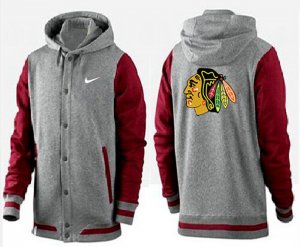 NHL Chicago Blackhawks Logo Pullover Hoodie 7