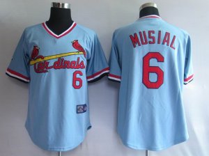 MLB Jerseys St.Louis Cardinals #6 Musial lt,blue