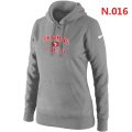 Women NEW San Francisco 49ers Heart & Soul Pullover Hoodie grey