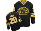 Mens Reebok Boston Bruins #20 Riley Nash Authentic Black Third NHL Jersey