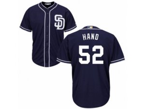 Youth San Diego Padres #52 Brad Hand Replica Navy Blue Alternate 1 Cool Base MLB Jersey