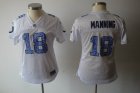 women new york giants #18 manning white(2011NEW)