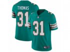 Nike Miami Dolphins #31 Michael Thomas Vapor Untouchable Limited Aqua Green Alternate NFL Jersey