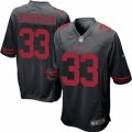 Mens Nike San Francisco 49ers #33 Rashard Robinson Game Black Alternate NFL Jersey