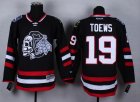 NHL Chicago Blackhawks #19 Jonathan Toews Stitched black jerseys[2014 new]