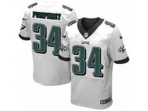 Nike Philadelphia Eagles #34 Donnel Pumphrey Elite White NFL Jersey