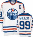 nhl edmonton oilers #99 gretzky ccm white[c patch]