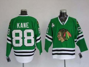 nhl chicago blackhawks #88 kane green