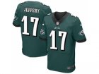 Nike Philadelphia Eagles #17 Alshon Jeffery Midnight Green Team Color Mens Stitched NFL New Elite Jersey