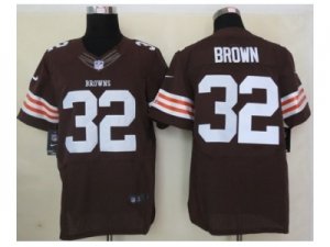 Nike NFL Cleveland Browns #32 Brown brown jerseys[Elite]