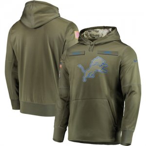 Nike Lions Olive Salute To Service Mens Pullove Hoodie