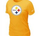 Women Pittsburgh Steelers Yellow T-Shirts