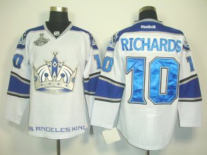 nhl jerseys los angeles kings #10 richards white-blue[2012 stanley cup champions]