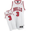 NBA Chicago Bulls #3 Ben Wallace white