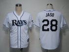 MLB Tampa Bay Rays #28 Jaso White[Cool Base]