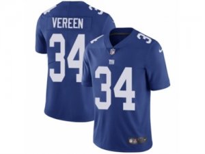 Mens Nike New York Giants #34 Shane Vereen Vapor Untouchable Limited Royal Blue Team Color NFL Jersey