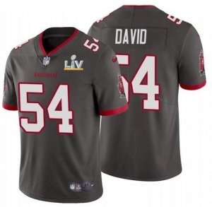 Nike Buccaneers #54 Lavonte David Gray 2021 Super Bowl LV Vapor Untouchable Limited