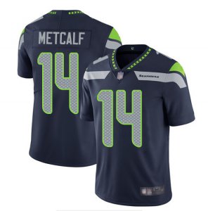 Nike Seahawks #14 D.K. Metcalf Navy Vapor Untouchable Limited Jersey