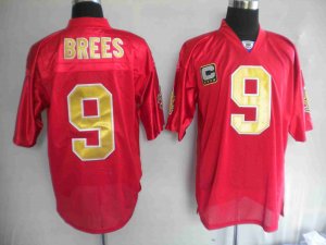 nfl new orleans saints #9 drew brees red