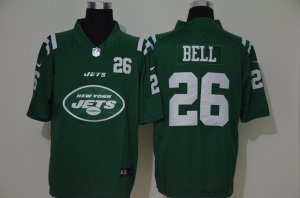 Nike Jets #26 Le\'Veon Bell Green Team Big Logo Number Vapor Untouchable Limited