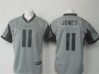 Nike Atlanta Falcons #11 Julio Jones Gray Gridiron jerseys(Limited)