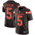 Nike Browns #5 Tyrod Taylor Brown Vapor Untouchable Limited Jersey
