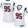 Women's Nike Houston Texans #95 Christian Covington Limited White NFL Jersey