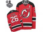 NHL New Jersey Devils 26 Patrik Elias Red-Black 2012 Stanley Cup Finals Jersey
