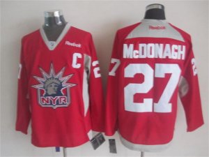 NHL New York Rangers #27 Ryan McDonagh red Jerseys