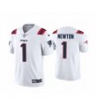 New England Patriots #1 Cam Newton White 2020 Vapor Limited Jersey