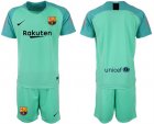 2018-19 Barcelona Green Goalkeeper Soccer Jersey