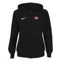 Women NEW San Francisco 49ers Ladies Tailgater Full Zip Hoodie Black