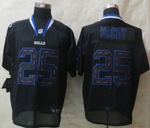 Nike Buffalo Bills #25 LeSean McCoy Black Jerseys(Lights Out Elite)